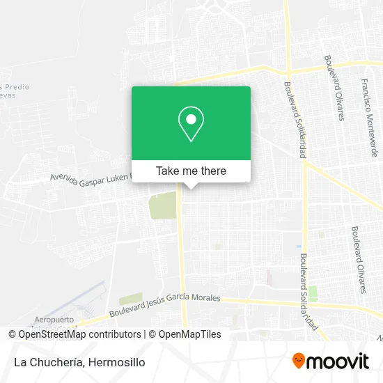 La Chuchería map