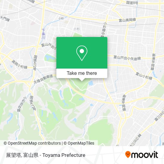 展望塔 map