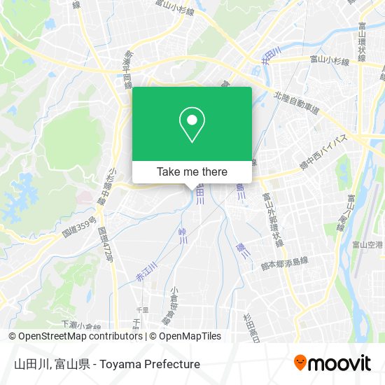 山田川 map