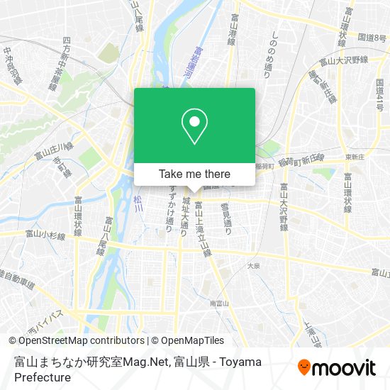 富山まちなか研究室Mag.Net map