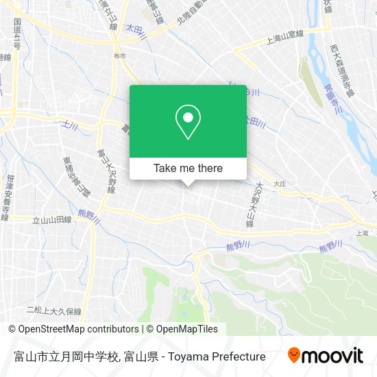 富山市立月岡中学校 map