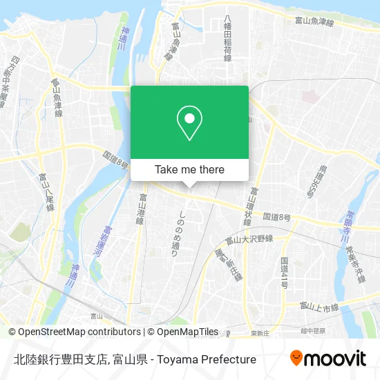 北陸銀行豊田支店 map