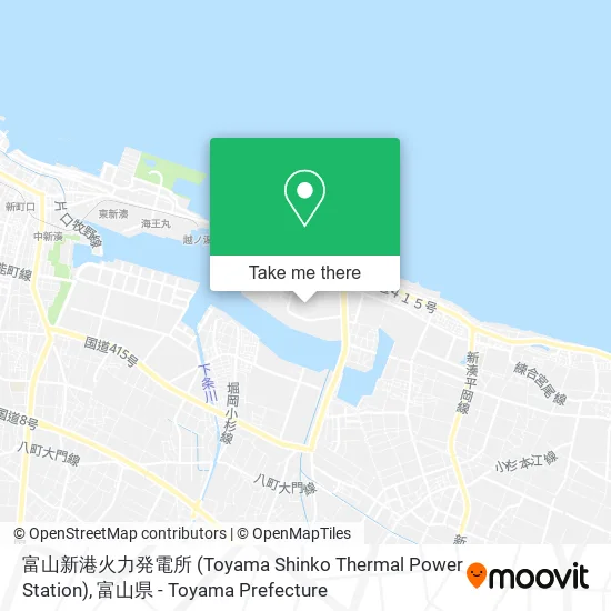 富山新港火力発電所 (Toyama Shinko Thermal Power Station) map