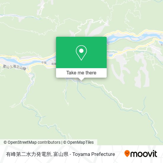 有峰第二水力発電所 map