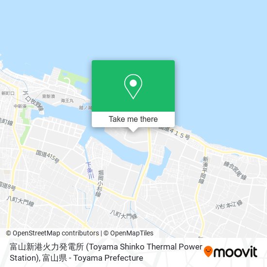 富山新港火力発電所 (Toyama Shinko Thermal Power Station) map