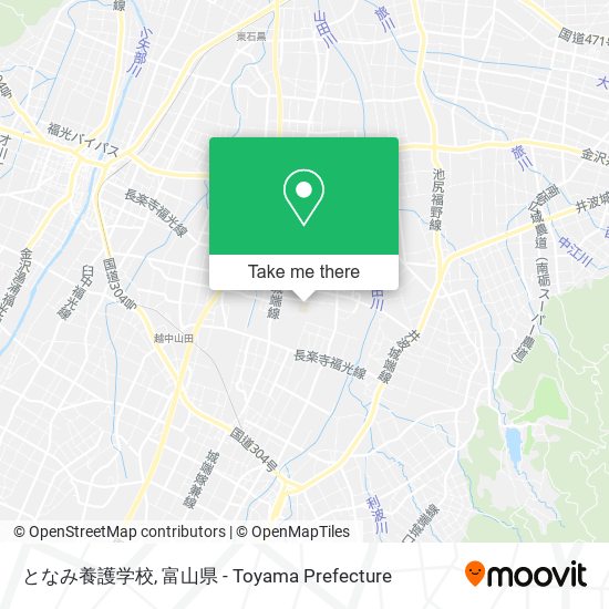 となみ養護学校 map