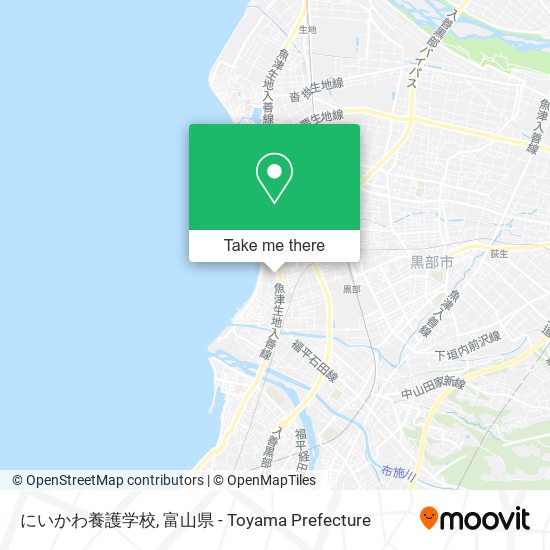 にいかわ養護学校 map