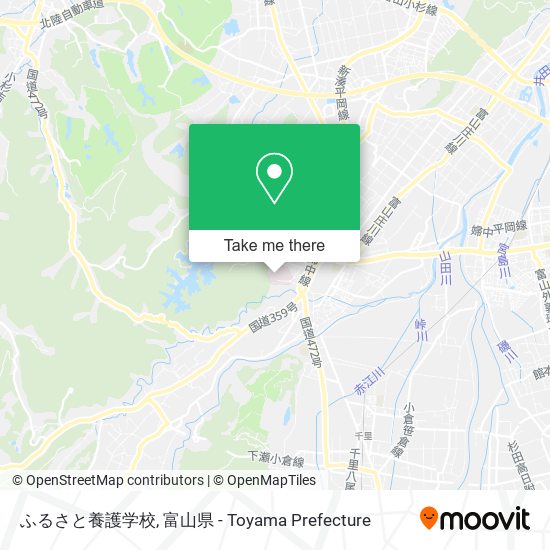 ふるさと養護学校 map
