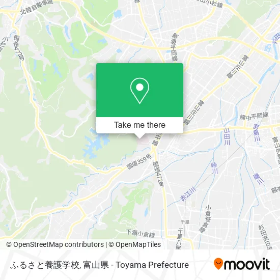 ふるさと養護学校 map