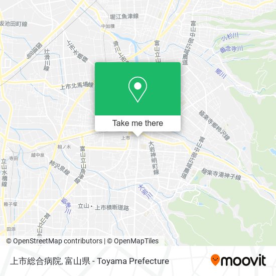 上市総合病院 map