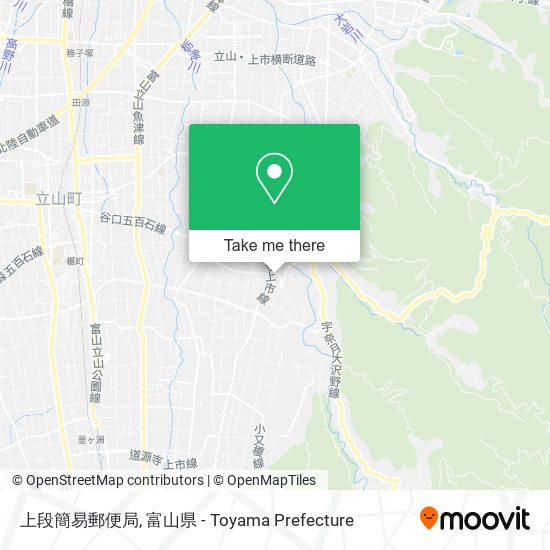上段簡易郵便局 map