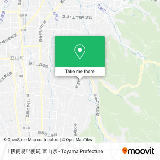 上段簡易郵便局 map