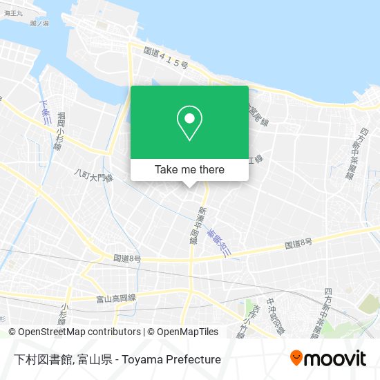 下村図書館 map