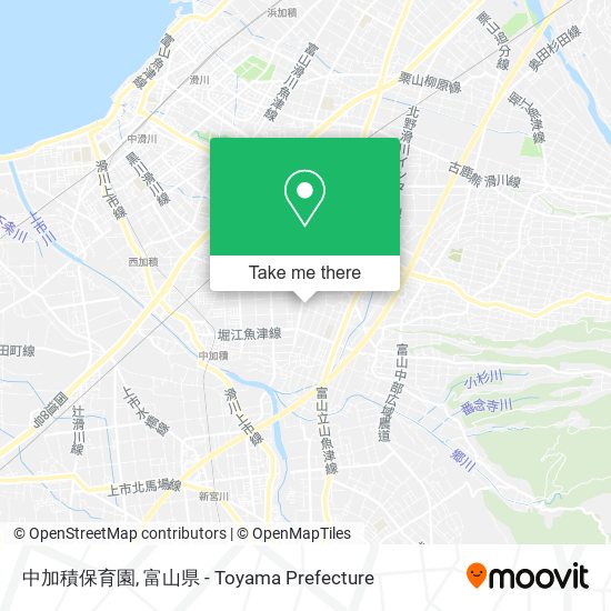 中加積保育園 map