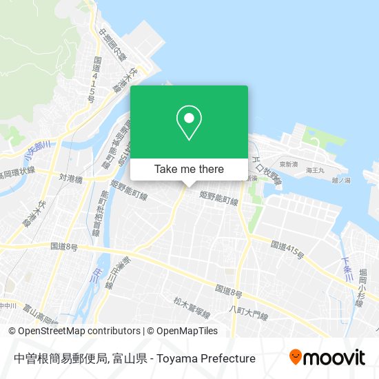 中曽根簡易郵便局 map