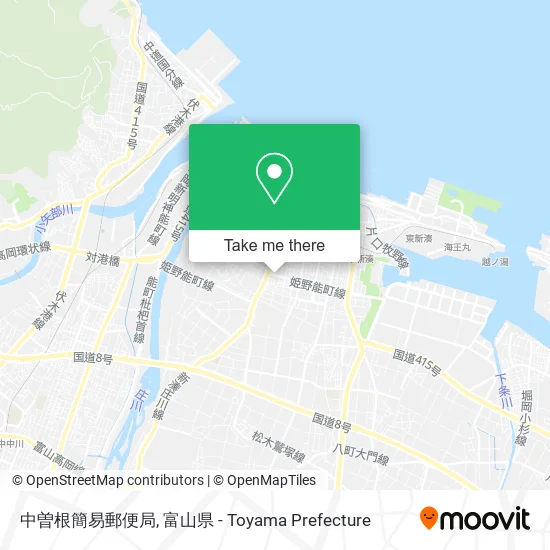中曽根簡易郵便局 map