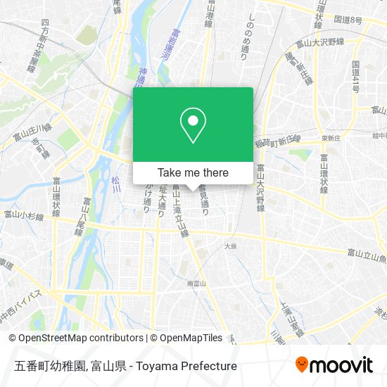 五番町幼稚園 map