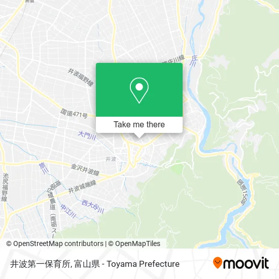 井波第一保育所 map