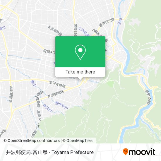 井波郵便局 map