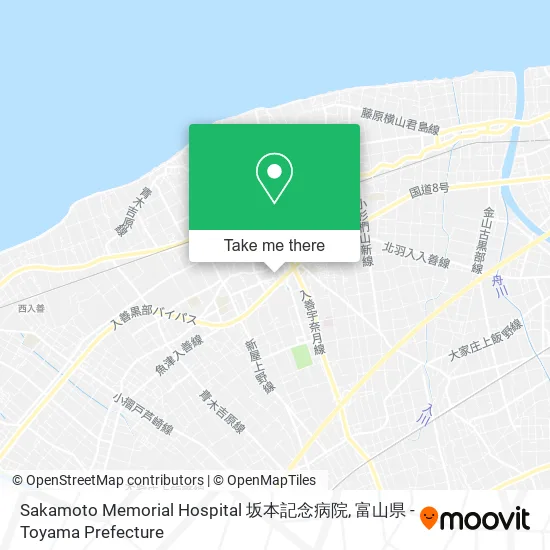 Sakamoto Memorial Hospital 坂本記念病院 map