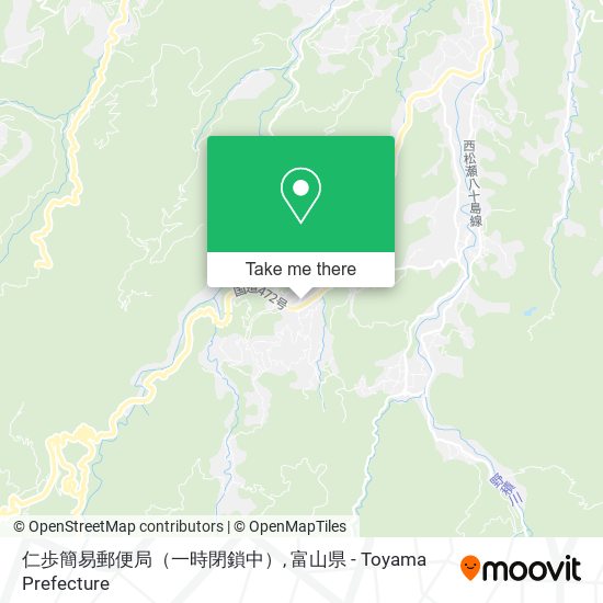 仁歩簡易郵便局（一時閉鎖中） map