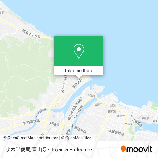 伏木郵便局 map