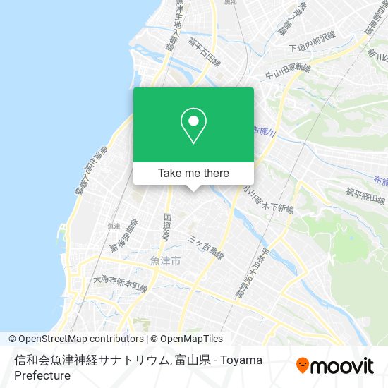 信和会魚津神経サナトリウム map