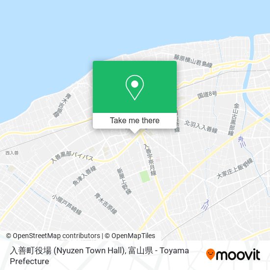 入善町役場 (Nyuzen Town Hall) map