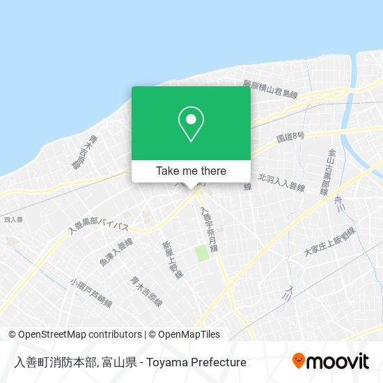 入善町消防本部 map