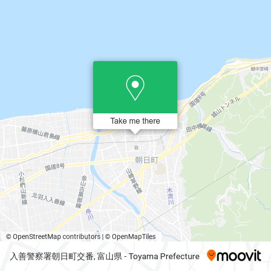 入善警察署朝日町交番 map