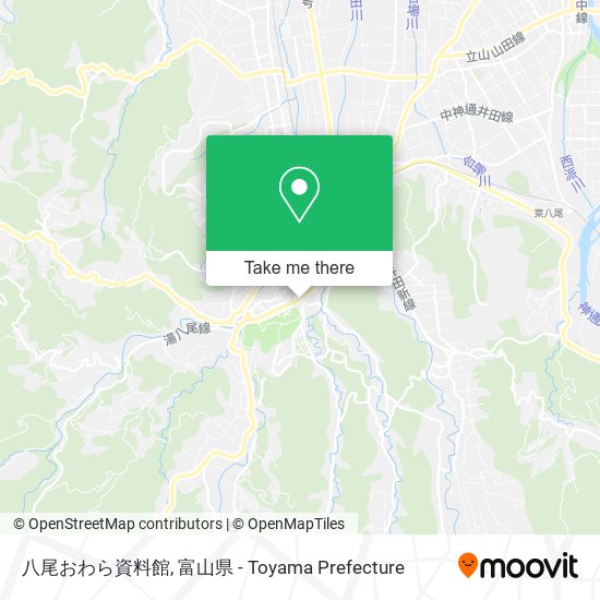 八尾おわら資料館 map
