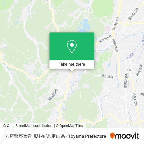 八尾警察署音川駐在所 map