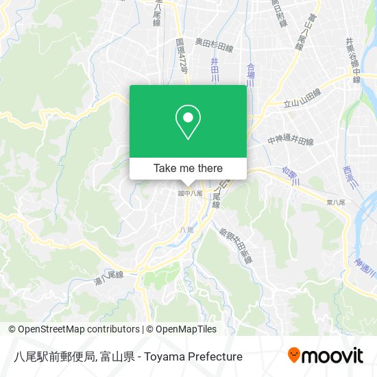八尾駅前郵便局 map