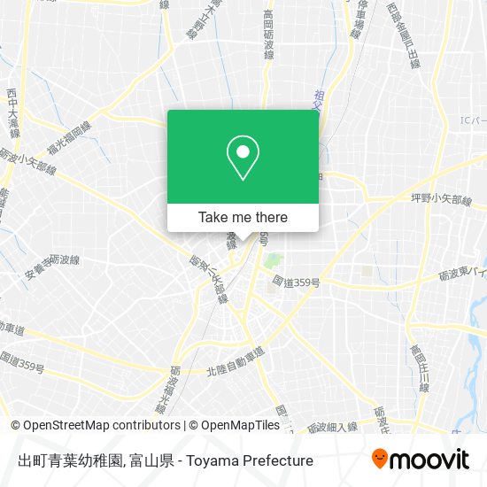 出町青葉幼稚園 map