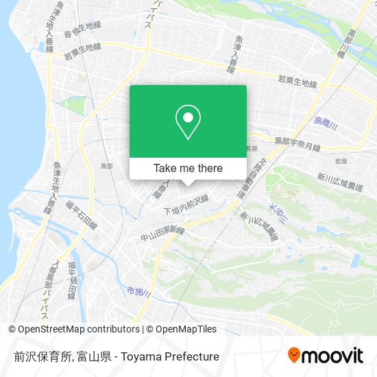 前沢保育所 map