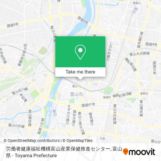 労働者健康福祉機構富山産業保健推進センター map