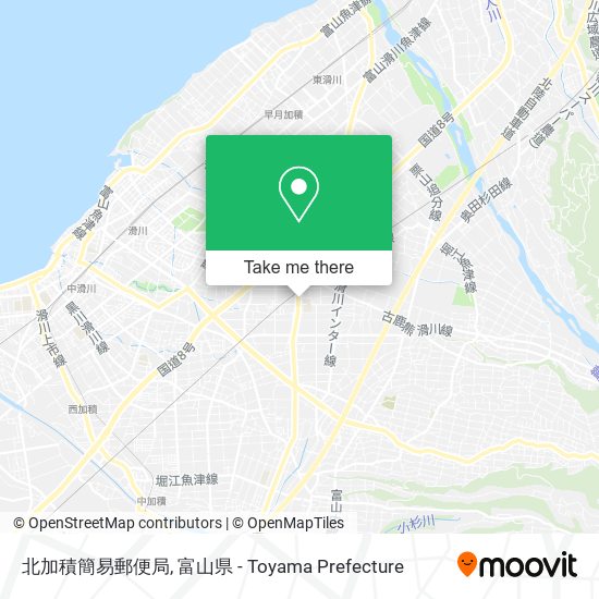 北加積簡易郵便局 map
