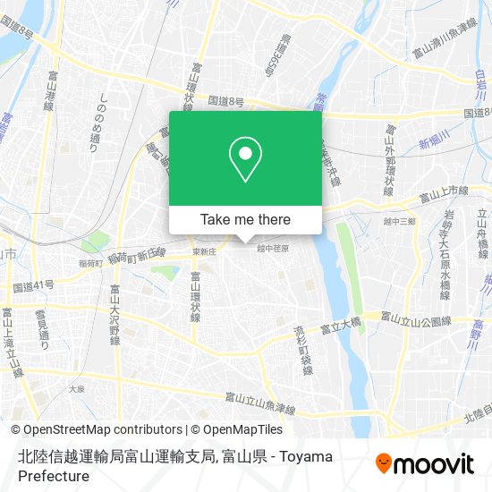 北陸信越運輸局富山運輸支局 map