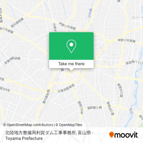 北陸地方整備局利賀ダム工事事務所 map