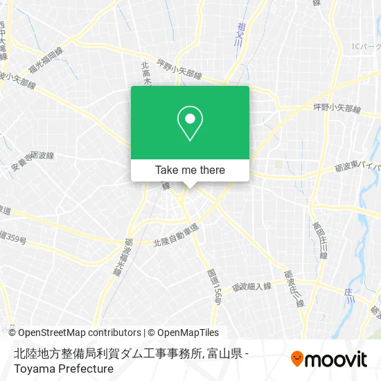 北陸地方整備局利賀ダム工事事務所 map