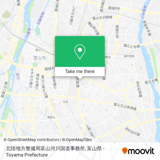 北陸地方整備局富山河川国道事務所 map