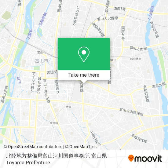 北陸地方整備局富山河川国道事務所 map