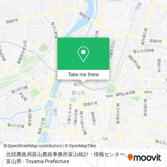 北陸農政局富山農政事務所富山統計・情報センター map
