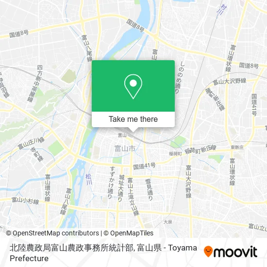 北陸農政局富山農政事務所統計部 map