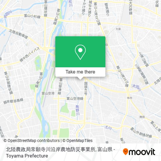北陸農政局常願寺川沿岸農地防災事業所 map