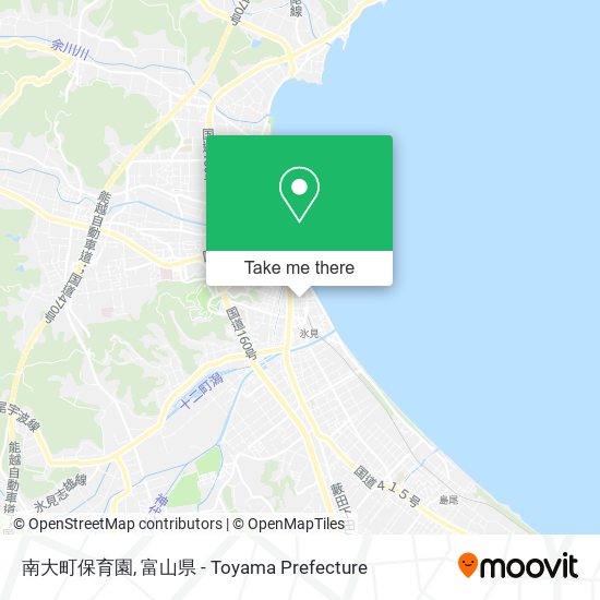 南大町保育園 map