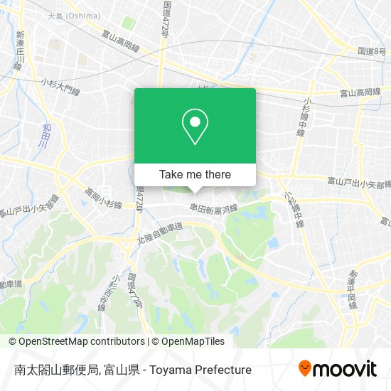 南太閤山郵便局 map