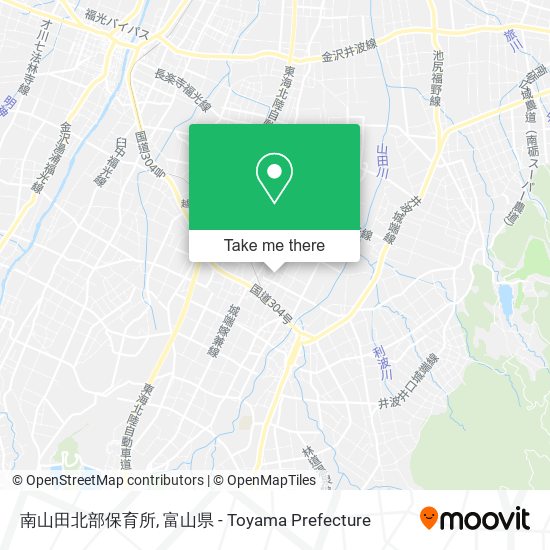 南山田北部保育所 map