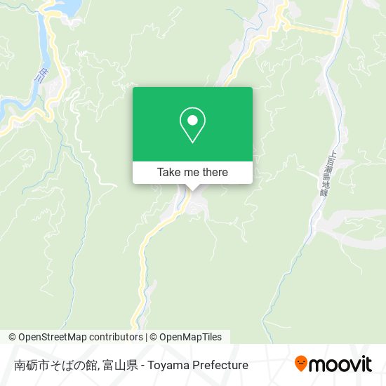 南砺市そばの館 map