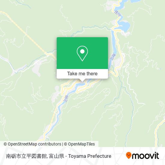 南砺市立平図書館 map